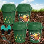 TOP XIAN 4-Pack Inground Worm Compo