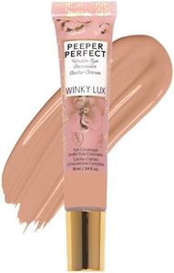 Winky Lux Peeper Perfect Under Eye Concealer, Makeup & Eye Brightener, Full Coverage Concealer for Dark Circles, Color Corrector & Eye Primer, With Collagen, Hyaluronic Acid & Vitamin E (Medium)