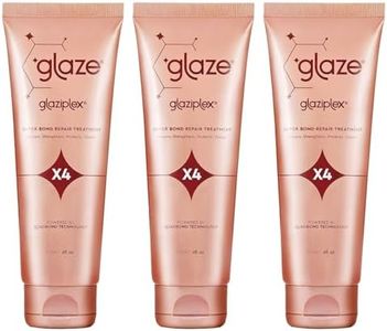 Glaze GlaziPlex Super Bond Repair Treatment, 120ml 3 Pack. 4-in-1 Deep Conditioning Hair Treatment Repairs Heat, Chemical, Colour and Styling Damage. Hair Mask for Dry Damaged Hair Works in 4 Minutes