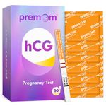 Premom Pregnancy Test Strips: 30 Early Detection Pregnancy Test Kit - Rapid Detection Pregnancy Test, Early hCG Pregnancy Tests 10mIU/mL | Powered by Premom Ovulation Predictor