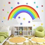 Bamsod Rainbow Wall Sticker Kids Wa
