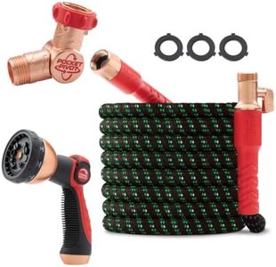 Pocket Hose Ballistic Double UV Edition 50 FT Expandable Garden Hose w/Pocket Pivot Swivel Connector, Anti-Burst Sleeve Reinforced w/Bulletproof Fiber, Lightweight, No-Kink, Compact, AS SEEN ON TV