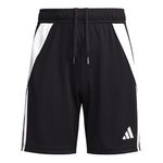 adidas Unisex-Kids Tiro 24 Shorts, Black/White, Large