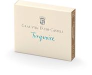 Faber-Castell GRAF von 6 Ink cartridges Turquoise 141110