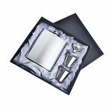 Flask Gift Set Stainless Steel 7Oz Liquor Hip Flask Funnel, Stainless Steel Hip Flasks for Liquor with 2 Cups & Funnel for Birthday Gift for Men