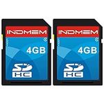 INDMEM SD Card 4GB SDHC Class 4 Fla