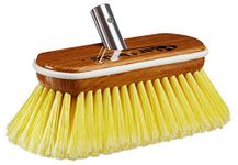 Star brite 040170 Synthetic Wood Brush, Soft, Yellow, 8"