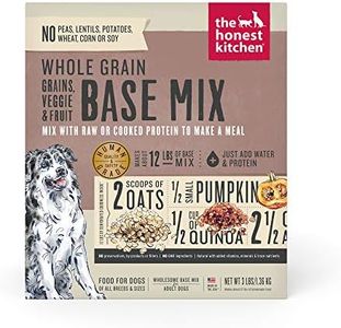 The Honest Kitchen Dehydrated Whole Grain, Veggie & Fruit Base Mix Dog Food (Just Add Protein), 3 lb Box