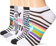 STAR WARS Star Wars Women's 5 Pack No Show Socks, Multi, 9-11 (681307)