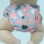 POLKA TOTS Reusable & Washable Swim Diaper, Leak proof & Adjustable Swimsuit Costume for Toddlers Baby Kids (Candy, 12-24 Months)