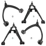 BOXI 4pcs Front Upper and Lower Control Arms Kit for Cadillac Escalade ESV EXT/Chevy Avalanche Silverado Suburban 1500 Tahoe/for GMC Sierra Yukon XL 2007-2016 | K620888 K620889 K80669 K80670