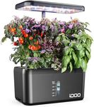 iDOO Hydroponics Growing System, 8 Pods Hydro Indoor Herb Garden with LED Grow Light, Auto Timer, Plants Germination Kit, Indoor Gardening System, Hydroponic Planter