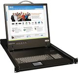 Tripp Lite B021-000-19 1U Rackmount KVM Console with 19" Monitor/Touchpad/Keyboard