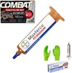 Maxforce Magnum Cockroach Gel - Kills All Cockroach Species- Includes 6 Bait Stations, 1 Tubex30g -with USA - Supply Gloves and USA Supply Pest Identification Card