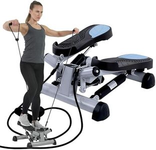 EFITMENT Fitness Stepper Step Machine for Fitness & Exercise (with Resistance Bands)
