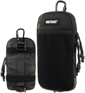 OneTigris Cell Phone Holster - Belt Holder Molle Pouch Cell Holder for Belt with Loop, Cell Pouches for Screen Size 4.7"-6.7"