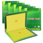 Pest Traps Boards - Pests Trap Pads for Indoor Outdoor Garden Kitchen Office (5 Pack)