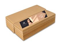 Tom & Gee Women's Waxing Strips For Hair Removal Waxing Strips - 280 Count Pisces (Beige)