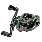 Fishing Baitcasting Reel, 7.1: 1 Gear Ratio Baitcaster Fishing Reel with 18+1BB Ball Bearings, Magnetic Braking System for Fishing Saltwater Freshwater (Left)