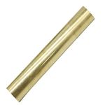 Brass Solid Round Rod Lathe Bar Stock, 1 inch in Diameter, 12 inches in Length