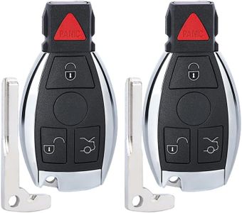 Beefunny 315MHz Smart 3+1 4 Button Replacement Remote Key Fob for Mercedes-Benz Support NEC & BGA 2000-2014, 705 Moto (2)