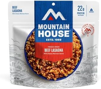 Mountain House Lasagna with Meat Sauce | Freeze Dried Backpacking & Camping Food |2 Servings