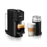 Nespresso® Vertuo Next Coffee and Espresso Machine with Aeroccino by De'Longhi, Matte Black