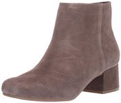 Kenneth Cole REACTION Women's Road Stop Ankle Boot, Dark Taupe Sued, 3.5 UK