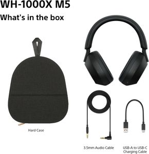 Sony WH-1000XM5 Wireless Noise Cancelling Headphones – Black