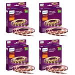 PHILIPS LED Cove Light for Ceiling | 5-Meter LED Strip Light for Home Decoration | CoveGlow, Natural White | Pack of 4 (Driver Required Separately)