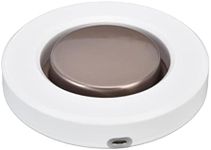 Cup Warmer, 45°C 2A USB Smart Humanized Round Coffee Mug Warmer Compact Constant Temperature Candle Wax Cup Warmer Heating Plate with USB Cable for Hot Coffee Tea Hot Cocoa Milk Fits Any Flat(White)