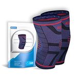 REBRACE Knee Support Compression Sleeve - Premium Recovery Brace For Men & Women (Pair Pack Small)