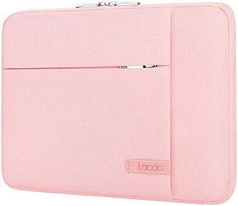 Lacdo 11 inch Chromebook Case Laptop Sleeve for 11.6" Acer Samsung HP Lenovo Chromebook C340 | 11.6" MacBook Air | Dell Latitude 11 | Microsoft New Surface Pro 9/X/8/7/6 Protective Computer Bag, Pink