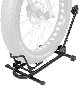 CyclingDeal Fat Bike Bicycle Tire Floor Type Parking Rack Stand - for Mountain and Road Bike Indoor Outdoor Garage Storage - Max Tire Width 5"