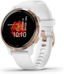 Garmin Venu 2S GPS 40mm Smartwatch, AMOLED Touchscreen, All-day Advanced Health & Fitness Features, Music Storage, Wellness Smartwatch with up to 10 days battery life, White