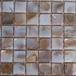 Mother of Pearl Mosaic Tiles River Bed Nature Pearl Shell Mosaic Diamond Full Sheet