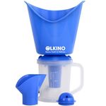 Olkino 3 in 1 vaporizer, steamer for face steam, steamer for cold and cough (Blue)