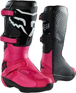 Fox Racing womens COMP BOOT, Black/Pink, 9