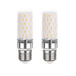 Akynite E27 LED Corn Light Bulb 12W Cool White 6000K 1450LM, 230V, E27 100W Halogen Bulbs Equivalent, Screw Fitting LED Corn Bulbs ES Ceiling Bulb, Not Dimmable, 2PCS