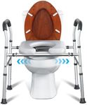 Deewow Raised Toilet Seat with Hand