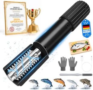 Pro 5.0 Upgrade Electric Fish Scaler - 6000Rpm Fast Descaling【Cordless】