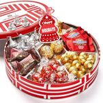 Chocolate Christmas Gift Basket - Christmas Gift Baskets for Families - Luxury Brand Chocolate Gift Box by On Occasion