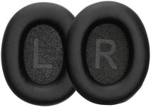 kwmobile Ear Pads Compatible with TOZO HT2 Earpads - 2X Replacement for Headphones - Black