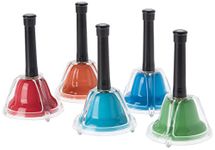 Percussion Workshop CB5 Coloured Combi Hand Bells (Set of 5)