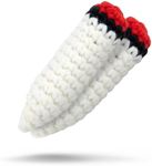 LIT LABS Catnip Joint Toy Kittie Doobs Pre-Rolled Cone Form 3 inches Long - Handmade Crocheted - Entertain Your Cat with Hilarious Cartoon Joints: Perfect Cat Gift, Comes in a 2-Pack