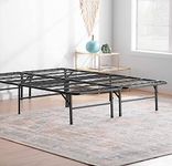 Linenspa Metal Bed Frame King size – Folding Bed – 33 cm of Clearance – Underbed Storage – 5-Minute Assembly – 150 x 200 cm