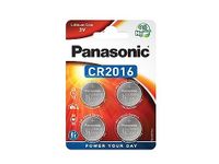 Panasonic 4 Pcs - Cr2016 3v Lithium Coin Cell Battery Dl2016 Ecr2016