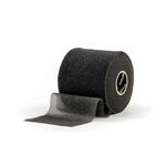 SPORTTAPE Soft Foam Underwrap - Black - 7cm x 27m | Pre Wrap Sports Tape - Thin, Non-Adhesive, Hypoallergenic, Protective Foam Wrap | Football Hair Band & Shin Guard Tape - Single Roll