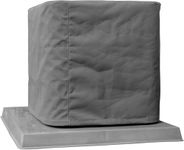 SugarHouse Outdoor Air Conditioner Cover - Premium Marine Canvas - Made in The USA - 7-Year Warranty - 32" x 32" x 36" - Gray