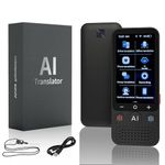 LivElect Translator Device, Instant Translator No WiFi, 139 Languages Two Way Real-Time Voice Translation, WiFi&Offline&Photo&Bluetooth Supported, AI Portable Translation for Travel Business Learning